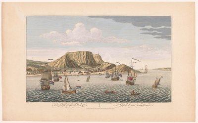Vue du Cap de Bonne-Espérance en Afrique du Sud - Robert Sayer