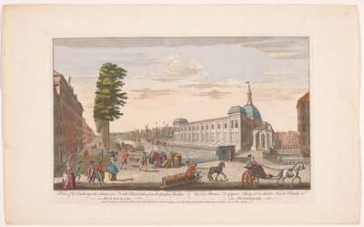 Vue de la Bourse à Rotterdam - Robert Sayer