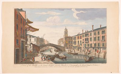 Vue du pont sur le Canal Reggio et de l