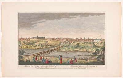 Vue générale de la ville de Madrid (série: Madrid et Lisbonne) - Robert Sayer