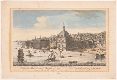 Vue du Palais Royal à Lisbonne - Robert Sayer