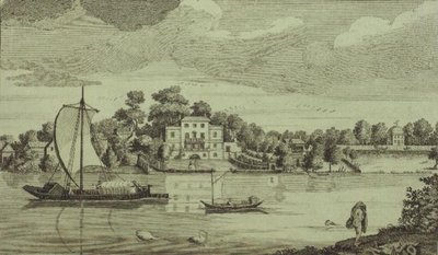Vue de la maison du célèbre M. Pope à Twickenham - Robert Sayer