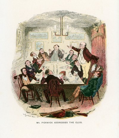 Illustration pour Les Papiers Pickwick - Robert Seymour