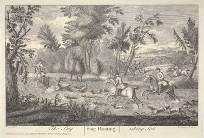 Le cerf prenant le sol - Robert Sheppard