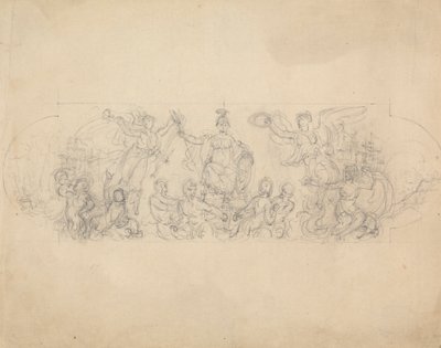 Croquis allégorique de la victoire - Robert Smirke