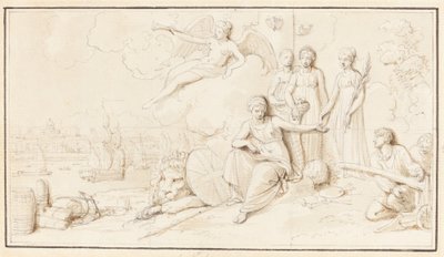 Une allégorie de la puissance commerciale de la Grande-Bretagne - Robert Smirke