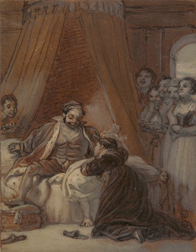 Christopher Sly et le Page, comme sa femme - Robert Smirke