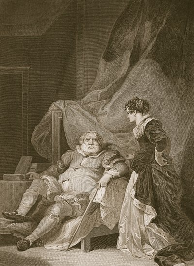 Henri VIII et Catherine Parr, gravé par George Noble, illustration de 
