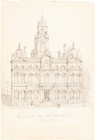 Hôtel de Ville, Place des Terreaux, Lyon - Robert Smirke