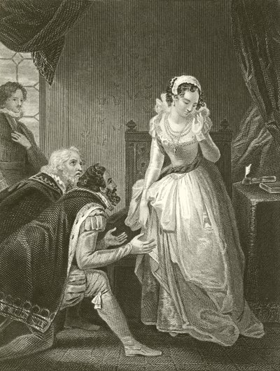 Lady Jane Grey refusant la couronne - Robert Smirke