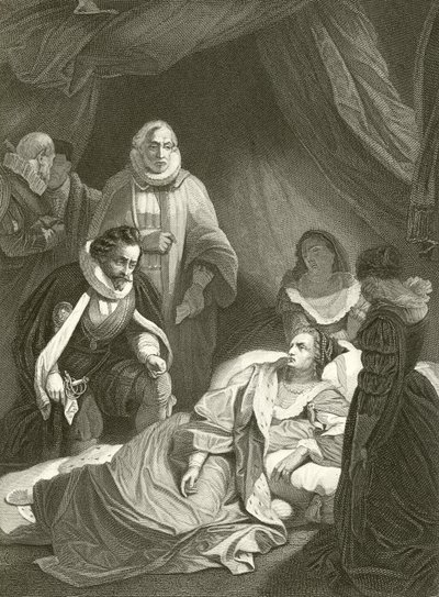 Dernières heures de la reine Élisabeth - Robert Smirke