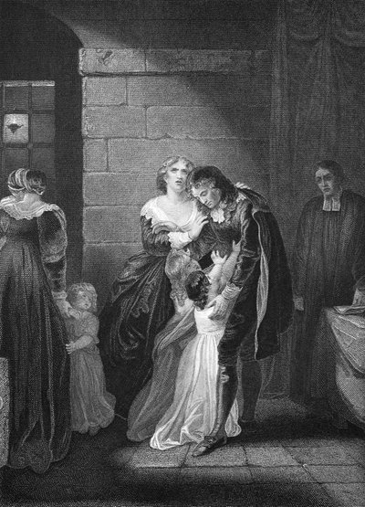 Dernière entrevue de Lord W. Russel avec sa famille, gravée par A.H. Payne - Robert Smirke
