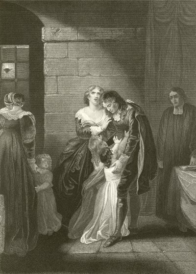 Dernière entrevue de Lord William Russell avec sa famille - Robert Smirke
