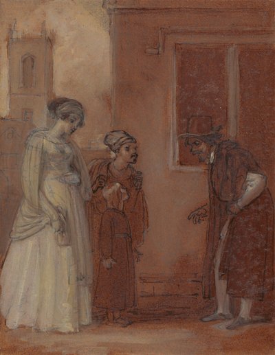 Maître William Page et Sir Hugh Evans - Robert Smirke
