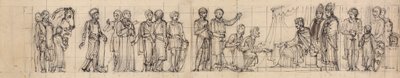Étude de chevaliers rendant hommage au roi - Robert Smirke