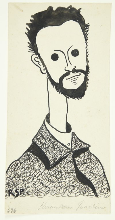 Portrait du peintre et céramiste Chr. Joachim (1870-1943) - Robert Storm Petersen