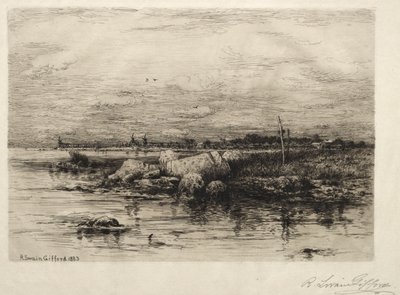 Embouchure de la rivière Apponaganasett, 1883 - Robert Swain Gifford