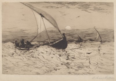 Retour des Bateaux de Pêche Napolitains - Robert Swain Gifford