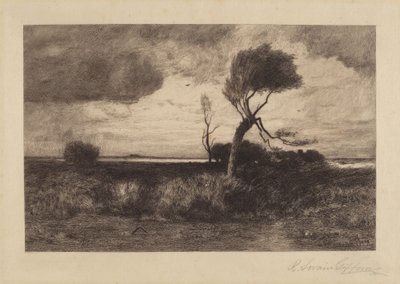 Près de la côte [grande plaque] - Robert Swain Gifford