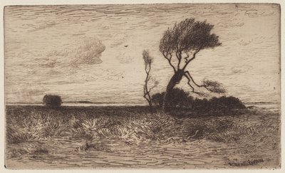 Près de la côte [petite plaque] - Robert Swain Gifford