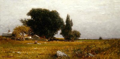 Arbres et prairie - Robert Swain Gifford