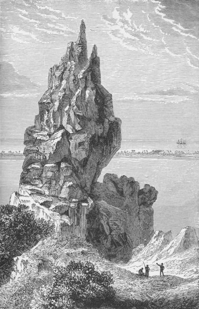 Pic et barrière de récif de Borabora, vers 1885, 1890 - Robert Taylor Pritchett