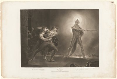 Hamlet, Horatio, Marcellus et le Fantôme - Robert Thew