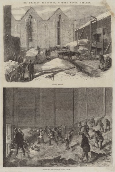 Les glacières de M. Charles, Lindsey House, Chelsea - Robert Thomas Landells
