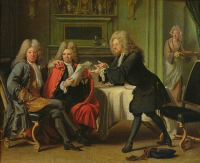 Bodin, le médecin du roi, en compagnie de Dufresny et Crebillon à la maison d