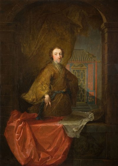 Portrait de Richard Dicky Bateman, 1741 - Robert Tournieres