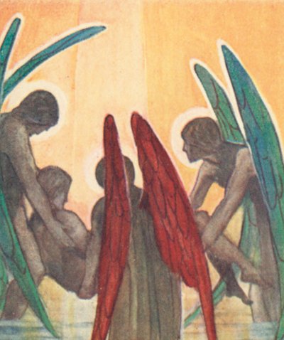 Illustration pour Le Rêve de Gerontius par le Cardinal Newman - Robert Traill Rose