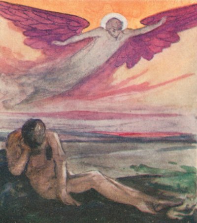 Illustration pour Le Rêve de Gerontius par le Cardinal Newman - Robert Traill Rose