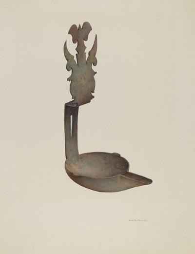 Lampe à graisse - Robert W.R. Taylor