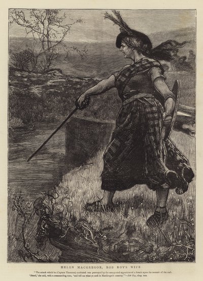 Helen Macgregor, Femme de Rob Roy - Robert Walker Macbeth