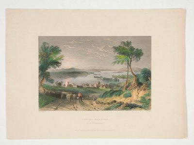 Centre Harbour, Lac Winnipesaukee, illustration pour Nathaniel Parker Willis - Robert Wallis