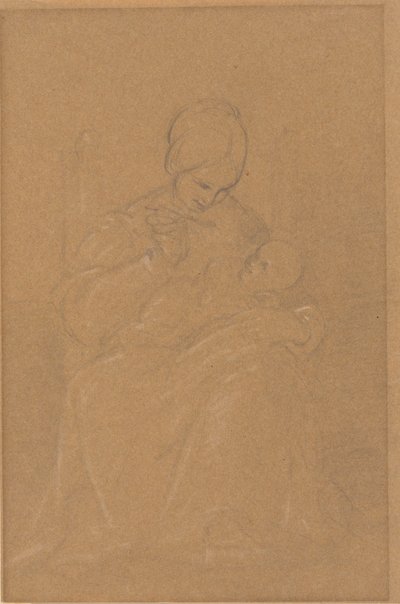 Mère et enfant - Robert Walter Weir