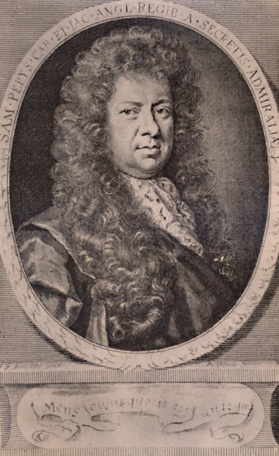 Samuel Pepys, diariste anglais et administrateur naval, vers 1690, 1894 - Robert White
