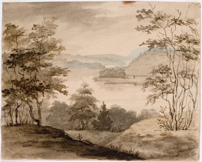 Paysage avec rivière sinueuse - Robert Wilhelm Ekman