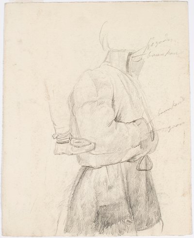 Répétition générale, chaussure en cuir à gauche - Robert Wilhelm Ekman