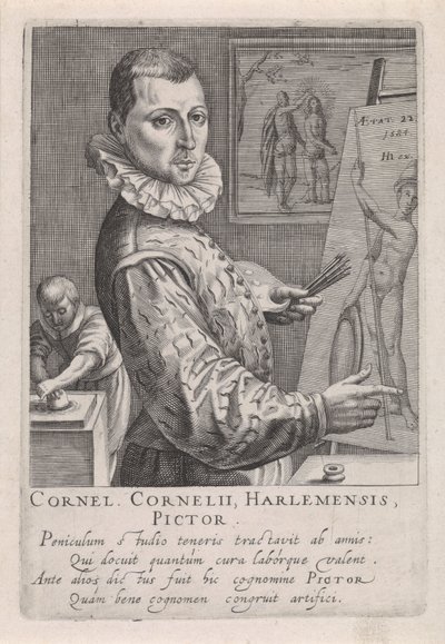 Portrait de Cornelis Cornelisz. van Haarlem - Robert Willemsz de Baudous