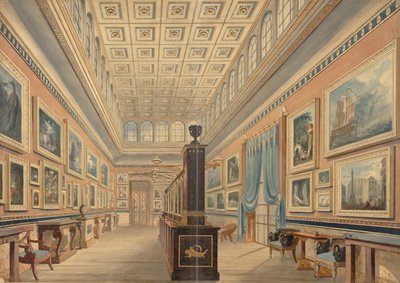 La galerie de tableaux flamands, la demeure de Thomas Hope, Duchess Street, Portland Place - Robert William Billings