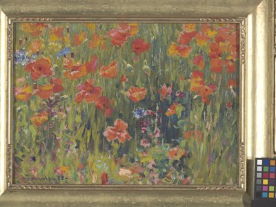 Coquelicots - Robert William Vonnoh