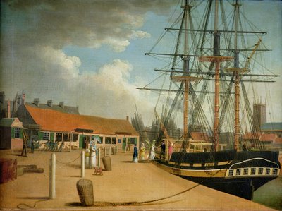 Le chantier de Westerdale et le Wellington du nouveau quai - Robert Willoughby