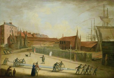 La cour de Westerdale depuis Saville Street - Robert Willoughby