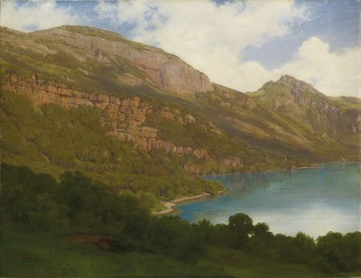 Vue depuis le Rigi surplombant le lac de Lucerne, 1857 - Robert Zund