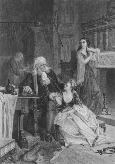 La maison des Udallers, Magnus Troil et sa famille - Robert after Herdman