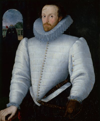 Portrait de Sir Walter Raleigh - Robert the Elder Peake