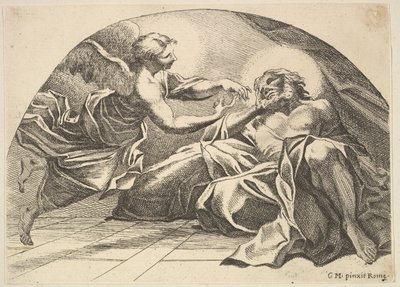 Ange apparaissant à Pierre en prison - Robert van Audenaerde