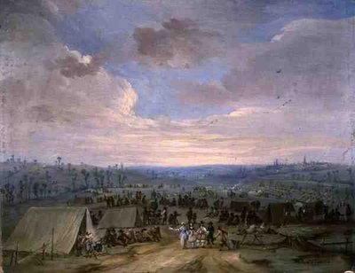 Un campement de cavalerie - Robert van den Hoecke