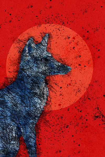 Renard de la lune de sang, 2022 - Roberta Murray